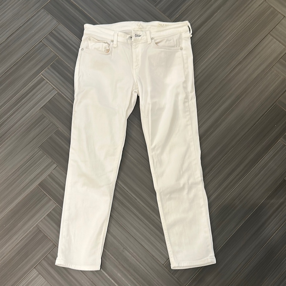 rag & bone Women's Skinny Jeans - White